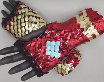 Iron Man Mark 42 Gauntlet Inspired Dragonscale