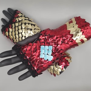 Iron Man Mark 42 Gauntlet Inspired Dragonscale