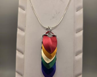 PRIDE dragonscale necklace