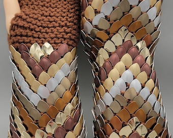 CUSTOM Dragonscale Gauntlets ADULT SIZES
