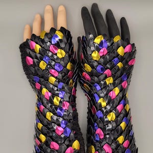 CUSTOM Dragonscale Gauntlets CHILD SIZES