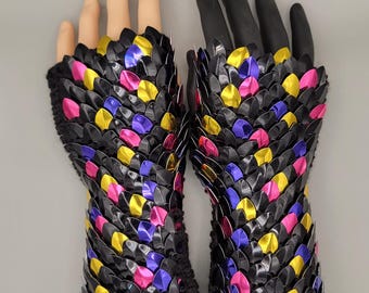 CUSTOM Dragonscale Gauntlets CHILD SIZES