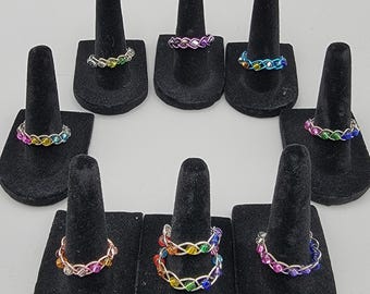 PRIDE braided rings