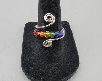 PRIDE fidget rings