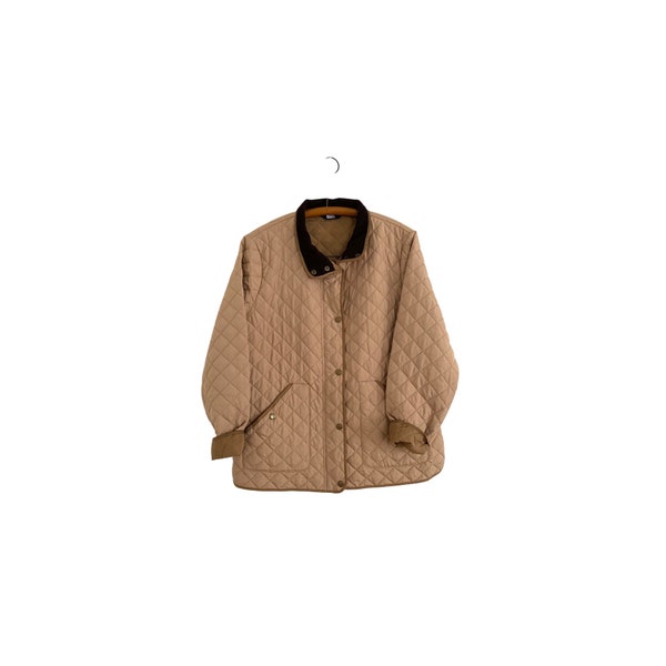 Tan quilted jacket