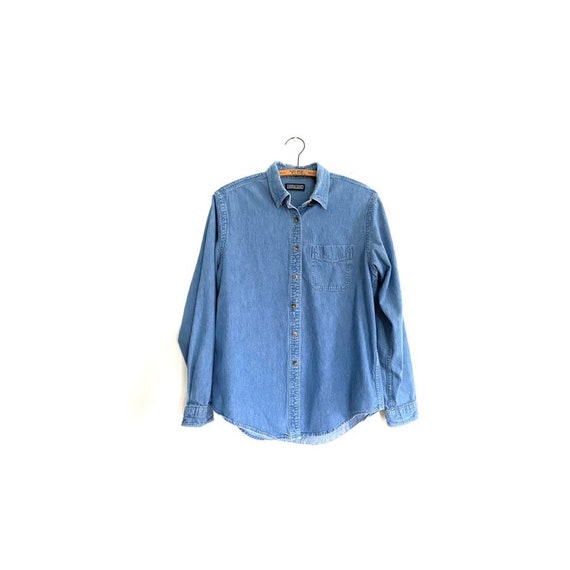 Vintage denim jean shirt