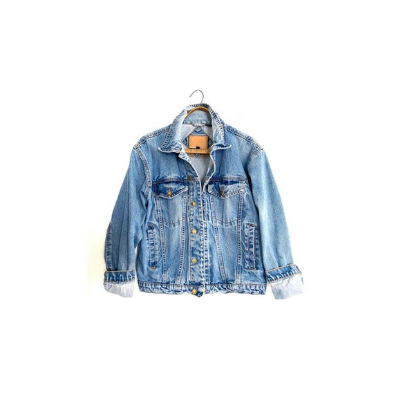 Worn denim jacket
