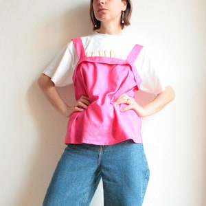 Vintage camisole, 90s, pink, summer shirt, tank top, top, tank top, oversize, sustainable cloth, unisex, cute