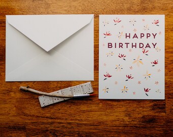 Happy Birthday Blank Card