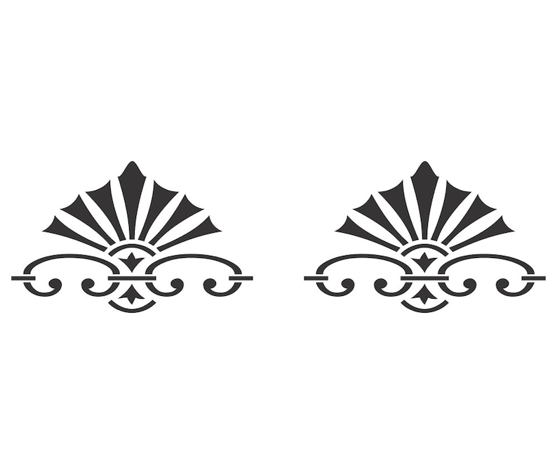 Art Deco Accents for Pictures Ceilings Doorway or Etsy