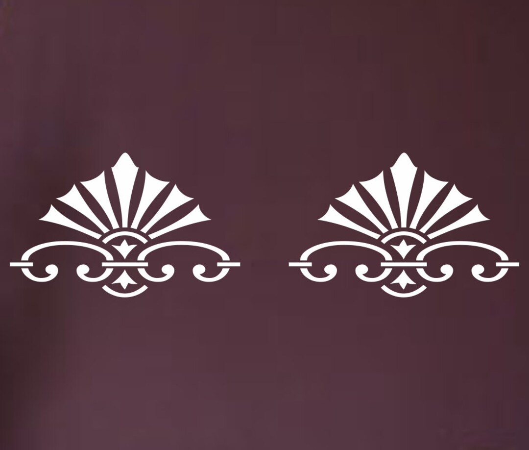 Art Deco Accents for Pictures Ceilings Doorway or Etsy