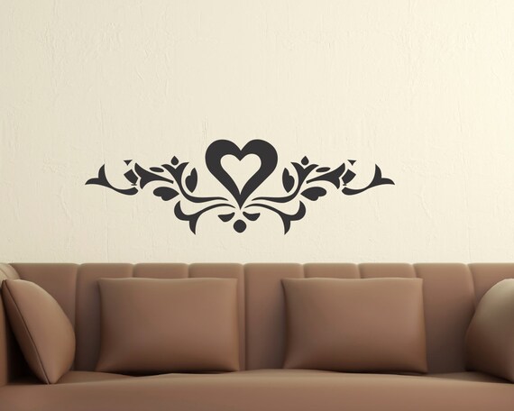Scroll Border Embellishment Vinyl Decal Wall Sticker Room Mirror Window Decor