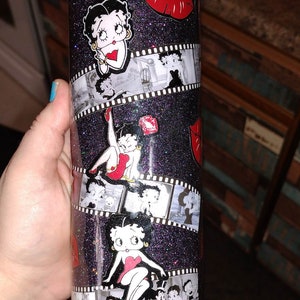 Betty Boop Tumbler, Betty Boop, Movie Tumbler, Classic Tumbler, Betty Boop gifts, Betty boop collection, Throw Back, Betty boop collector