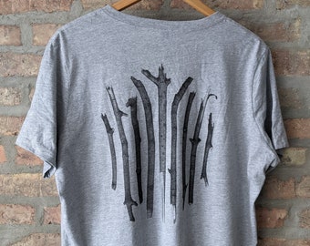 XL Screenprinted Tree Branch T-shirt