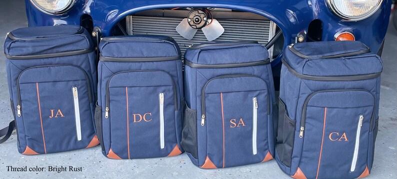 Personalized Cooler/ Groomsmen cooler/ Groomsmen gift/ Best Man Gift/ Gift for Him/ Wedding Gift/ cooler backpack image 3