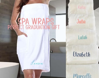 Graduation Spa Wrap Gift | Personalized Graduation Gift for Her | College Grad Self Care Gift | Class of 2026 Gift Idea