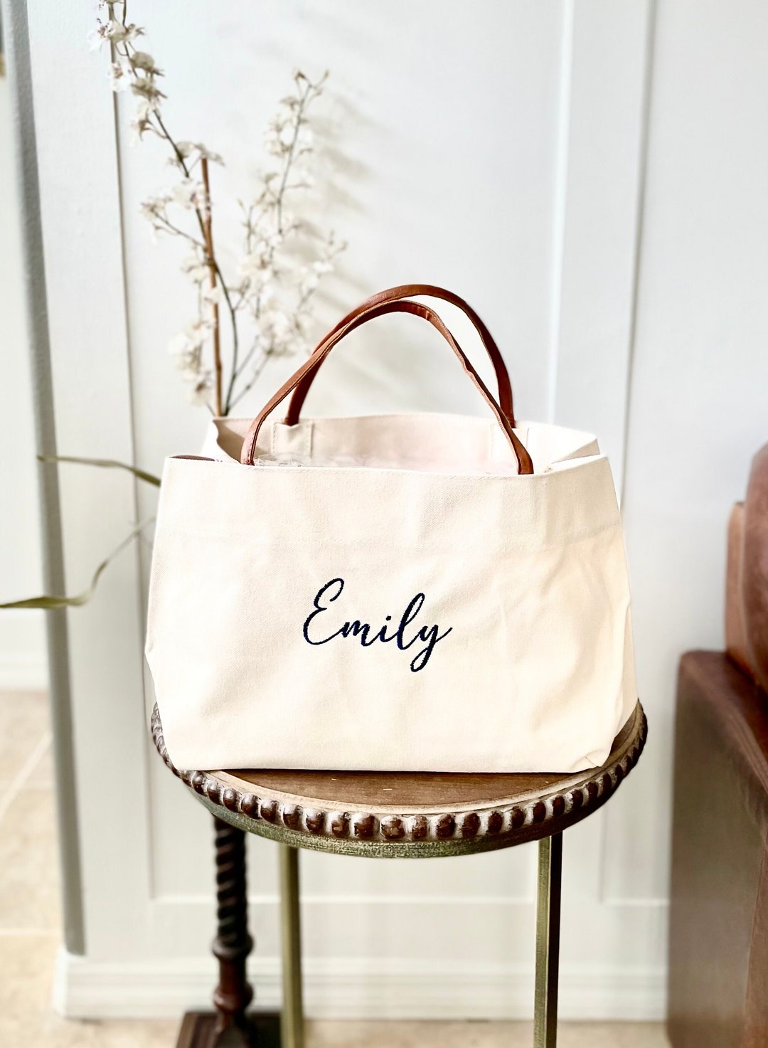 Bridesmaid Tote Bags, Personalized Bridesmaid Bags, Bridal Party ...