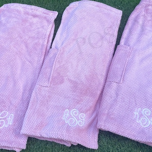 Gift for Her, Gift for Her, Monogrammed Terry Plush Waffle Spa Wrap, Personalized Towel Wrap, Custom Monogrammed Spa Wrap, image 4