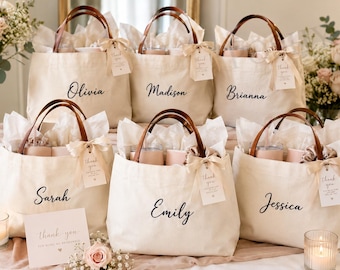 Bridesmaid Tote Bags, Personalized bridesmaid bags, bridal party, bridesmaid gifts, maid of honor tote, custom bridesmaid tote bags, Tote