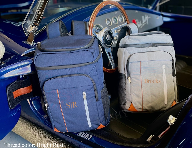 Personalized Cooler/ Groomsmen cooler/ Groomsmen gift/ Best Man Gift/ Gift for Him/ Wedding Gift/ cooler backpack image 2