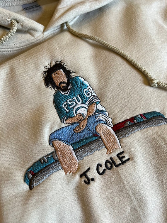 J. Cole Embroidered Hoodie -  Canada