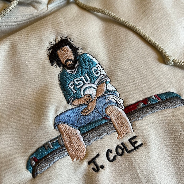 J. Cole Embroidered Hoodie