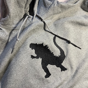 Godzilla Hoodie Etsy