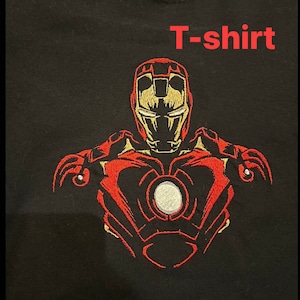 Iron Man Embroidered T-shirt