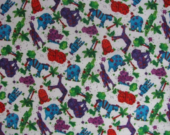 Patchwork Craft Tissu Chatoyant Bouquets Vert 100 Coton Tissus Loisirs Creatifs