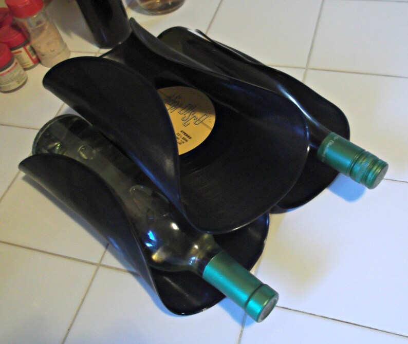 record wine rack