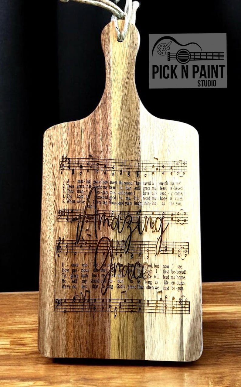 Picknpaintstudio Acacia Wood Cutting Board