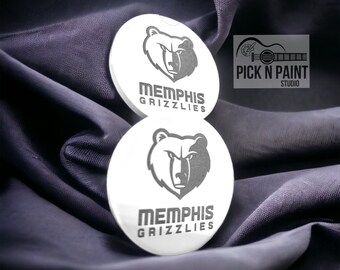Memphis Grizzlies Ceramic Car Coasters, Memphis Grizzlies gift, Basketball decor, Ja Morant, Grizzlies decor.