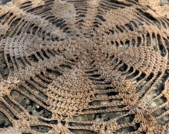 Madder Root Dyed Doily