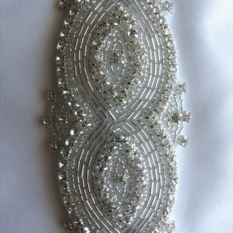Rhinestone Appliqué 1 Piece Etsy