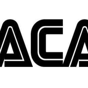 Peut inclure: Graphique noir et blanc du mot "ABACABB". Les lettres, de style rétro, sont en gras avec un effet de superposition. Chaque lettre est soulignée en blanc, créant un contraste avec le noir.