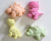 Dinosaur Party Favors- Dino Shaped Sidewalk Chalk 12 Piece Set