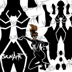 Spider Girl Anya (No Shading)