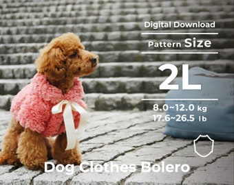 Bolero | PDF Dog Clothes Pattern | size: 2L