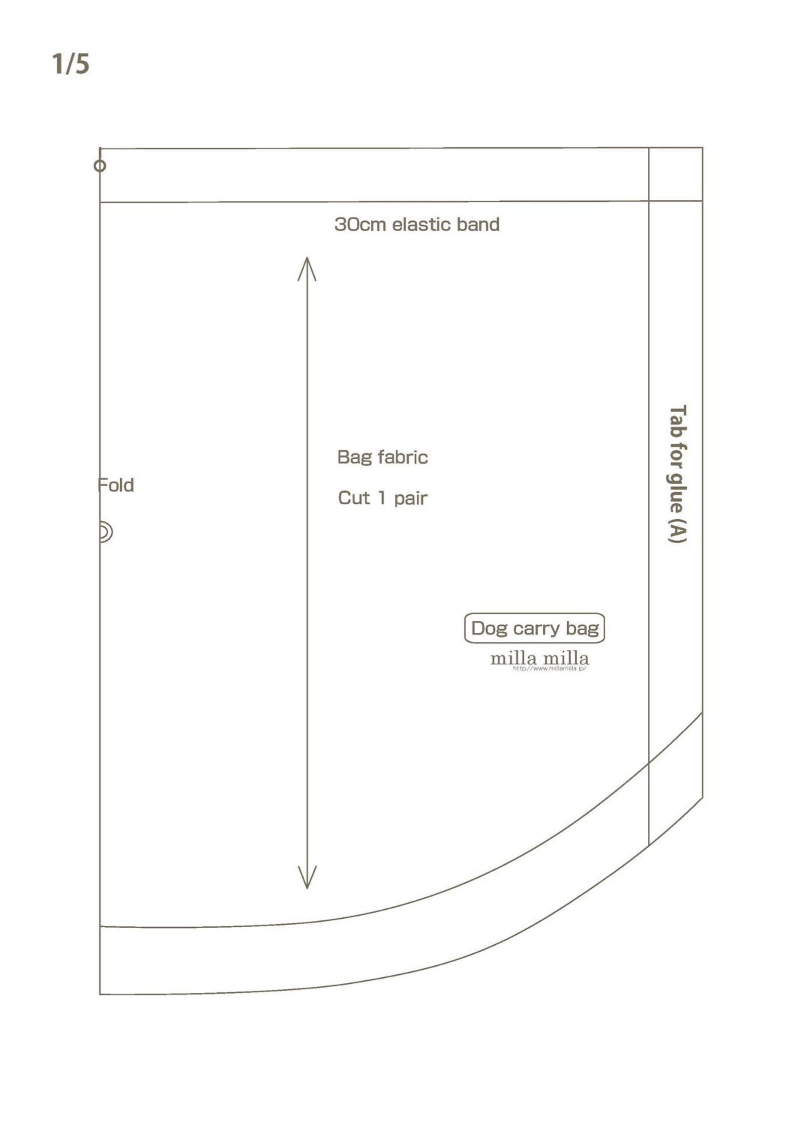 USEFUL Dog Carry Bag PDF Pattern & Recipe Etsy