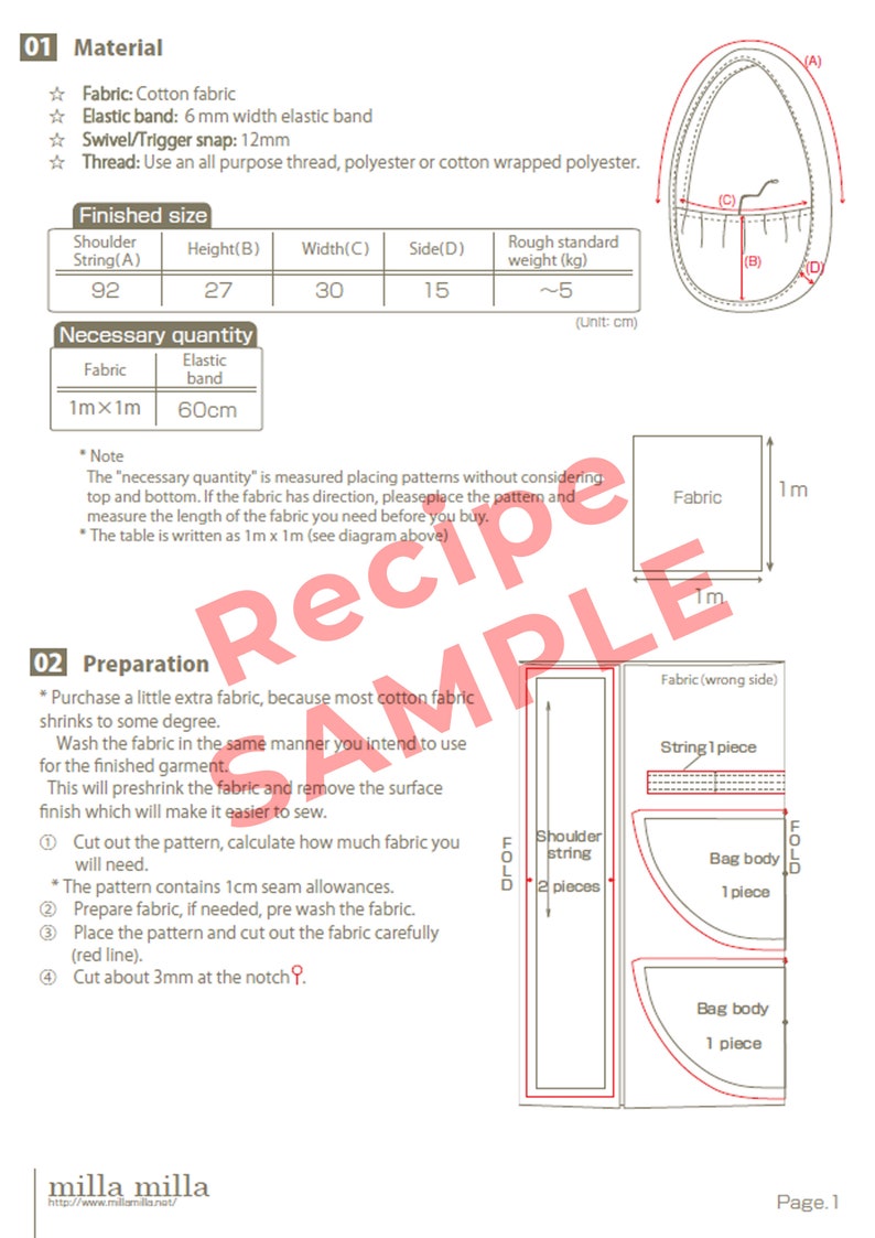 USEFUL Dog Carry Bag PDF Pattern & Recipe Etsy