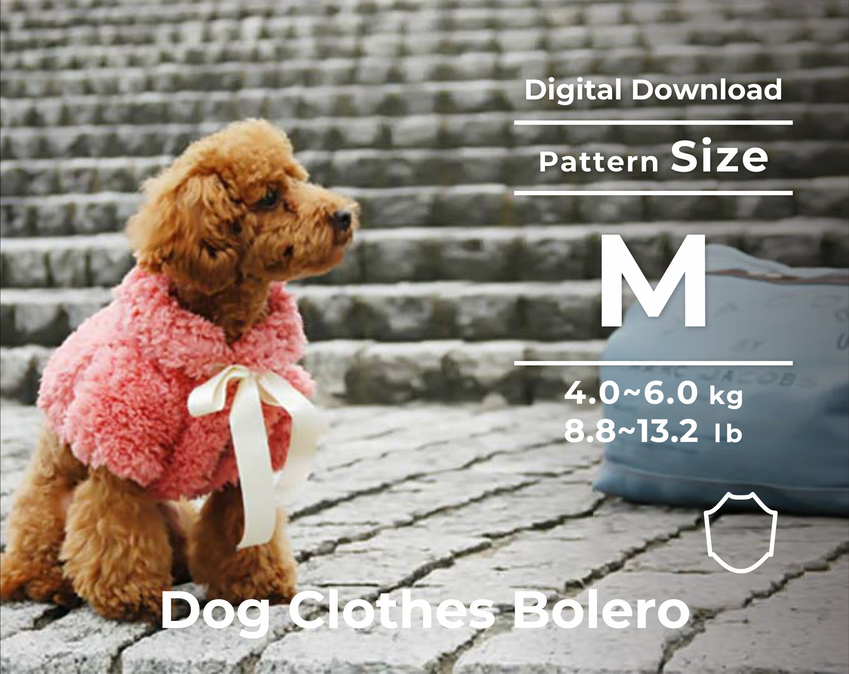 Bolero PDF Dog Clothes Pattern Size: M - Etsy