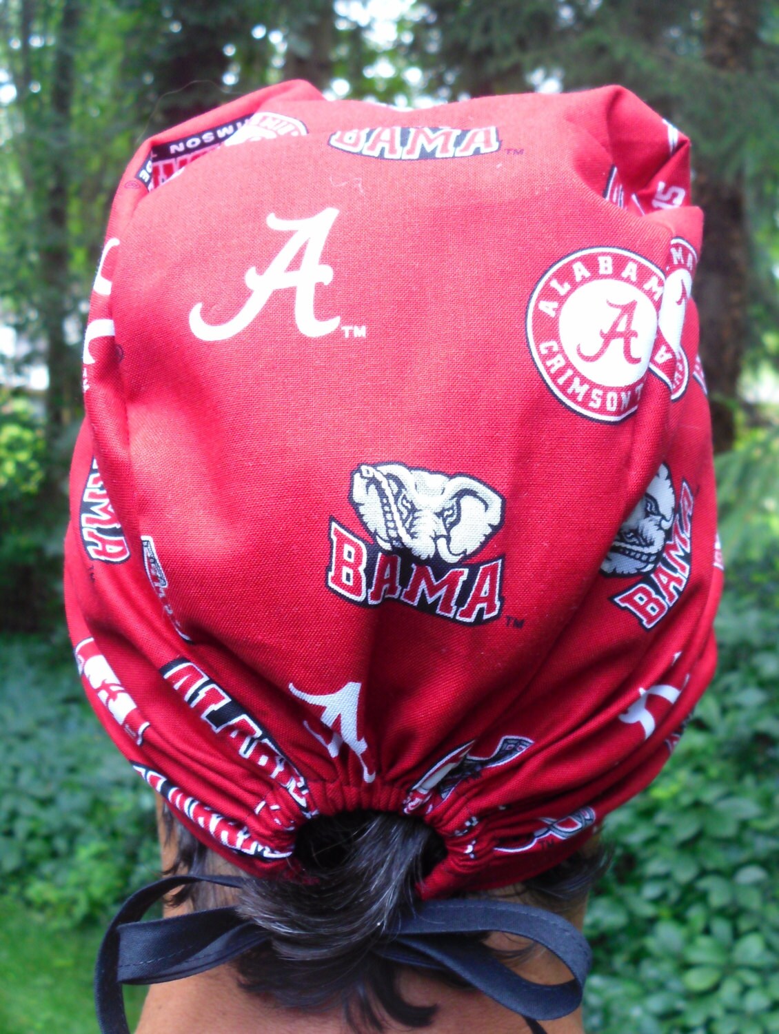 Alabama Fabric Scrub Hat,University Alabama Crimson Tide Fabric,Alabama
