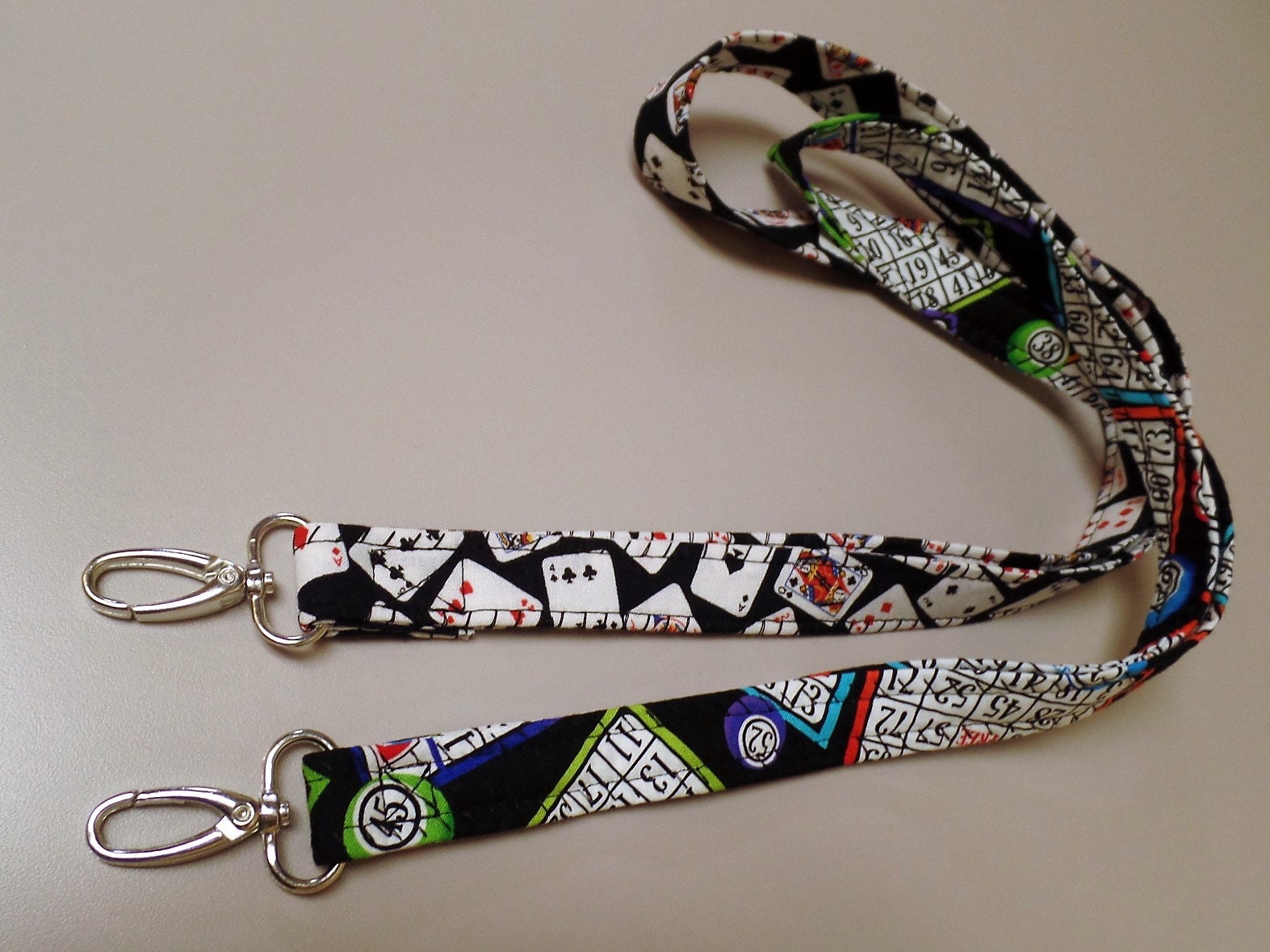 Bingo Fabric Lanyard,Poker Lanyard, Bingo Lanyard, Bingo Fabric ID ...