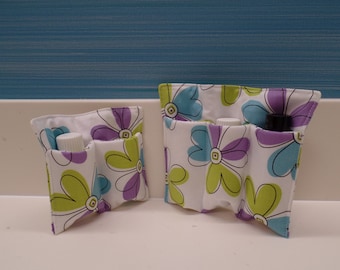 Essential Oil Holder,Bag Insert, Travel Case, Oil Pouch Pocket,Makeup case,Nail Polish Case,Travel Bag, Padded Oil Carrier 2 or 3 Pocket