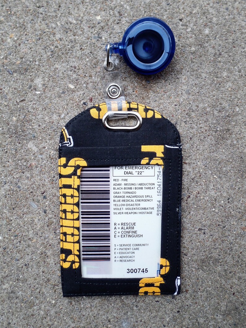 Work ID Badge Protector/holder Luggage Identification Tags Etsy