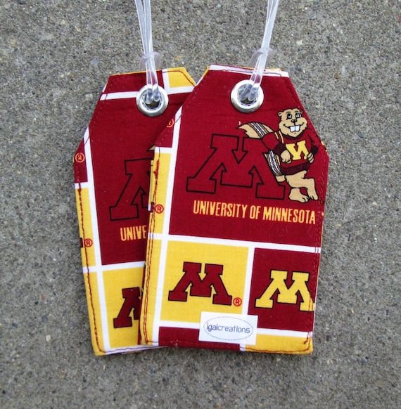 University of Alabama Leatherette Luggage Tag-Burgundy
