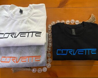 Custom Classic Car Crewneck Sweatshirt,Custom Convertible Crewneck,Custom Sportscar Sweatshirt, Adult Embroidered Crewneck Sweatshirt