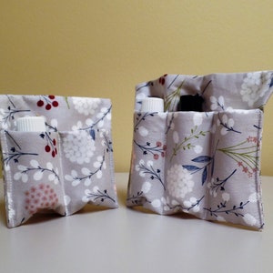 Essential Oil Holder,Bag Insert, Travel Case, Oil Pouch Pocket,Makeup case,Nail Polish Case,Travel Bag, Padded Oil Carrier 2 or 3 Pocket