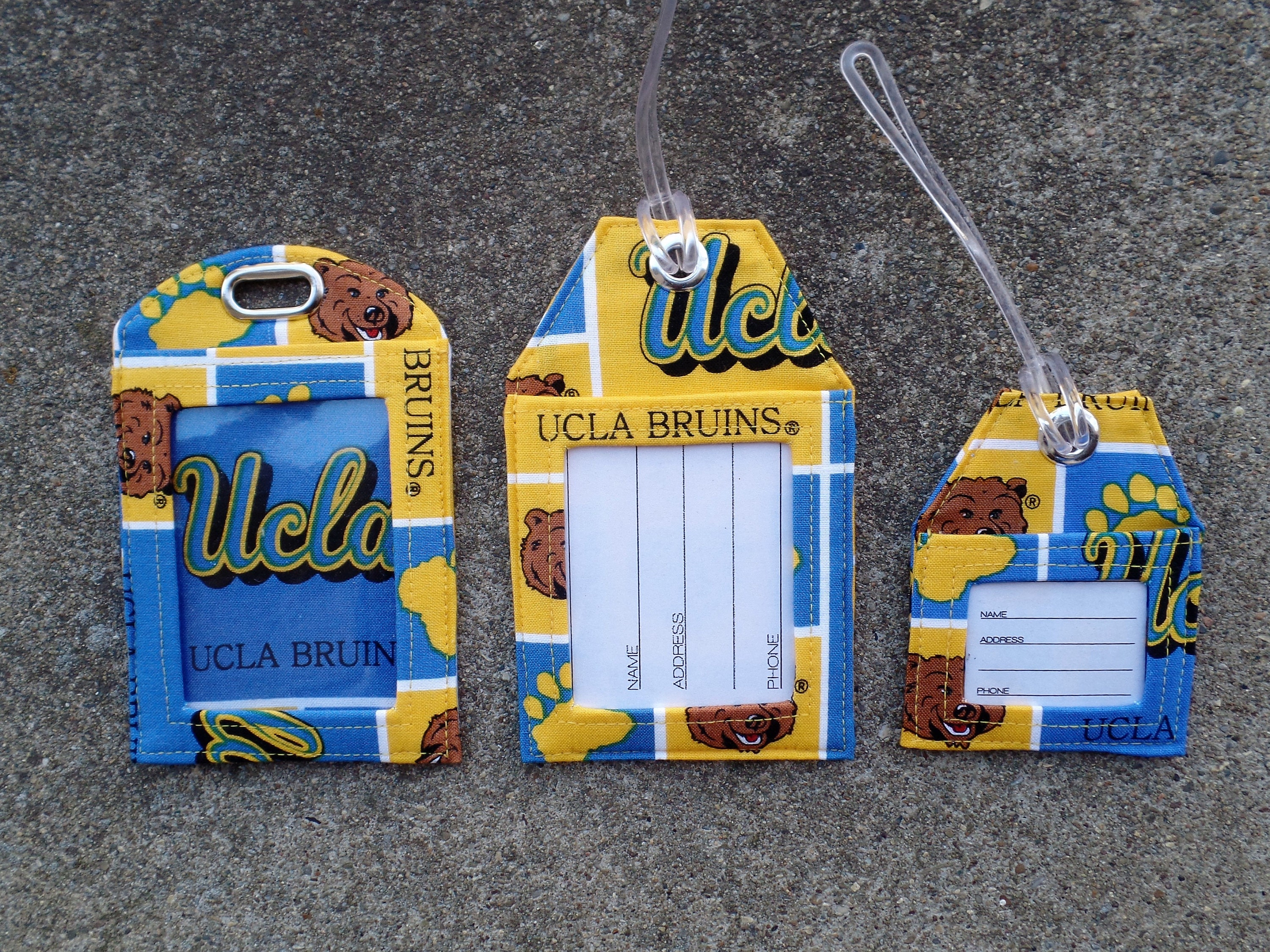 UCLA Retractable Badge Holder Blue - Campus Store