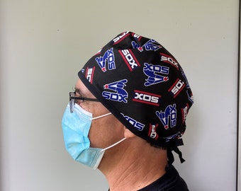 Pittsburgh Pirates Surgeon Style Scrub Hat, MLB Pitt Pirates Fabric, Surgical Scrub Hat Gold and Black One Size Fits All Tie in Back